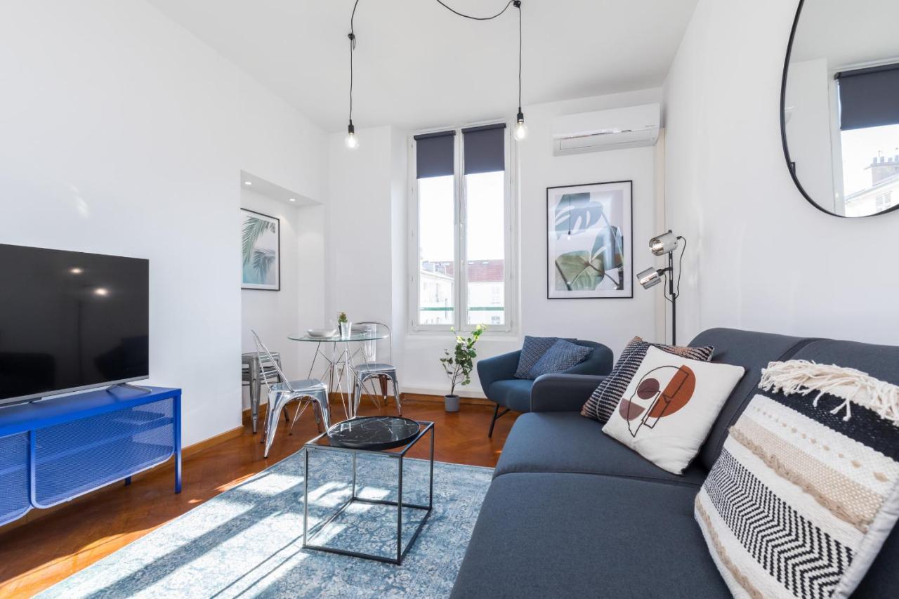 7 Medecin - Place Massena - Central 2P - Lumineux - Climatise 니스 외부 사진